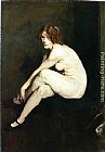 George Wesley Bellows Nude Girl, Miss Leslie Hall painting